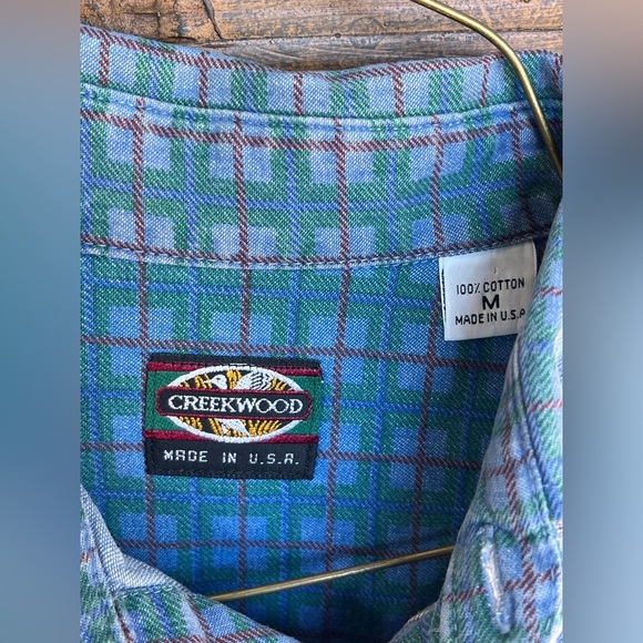 Vintage Creekwood Long Sleeve Button Up Medium - Picture 2 of 6